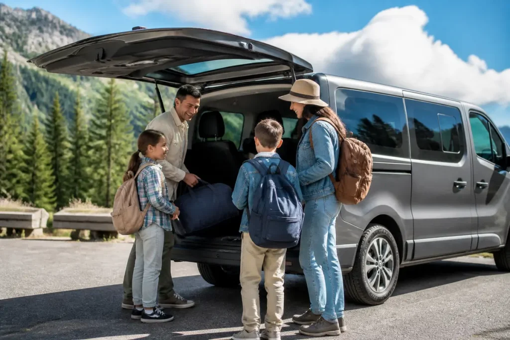 Minibus neuf places proposé à la location